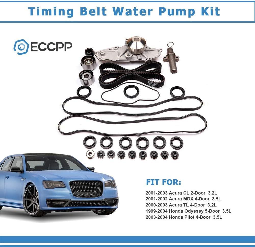 Timing Belt Valvegasket Water Pump Kit,  for Honda for Acura 3.2L 3.5L SOHC 24 Valve