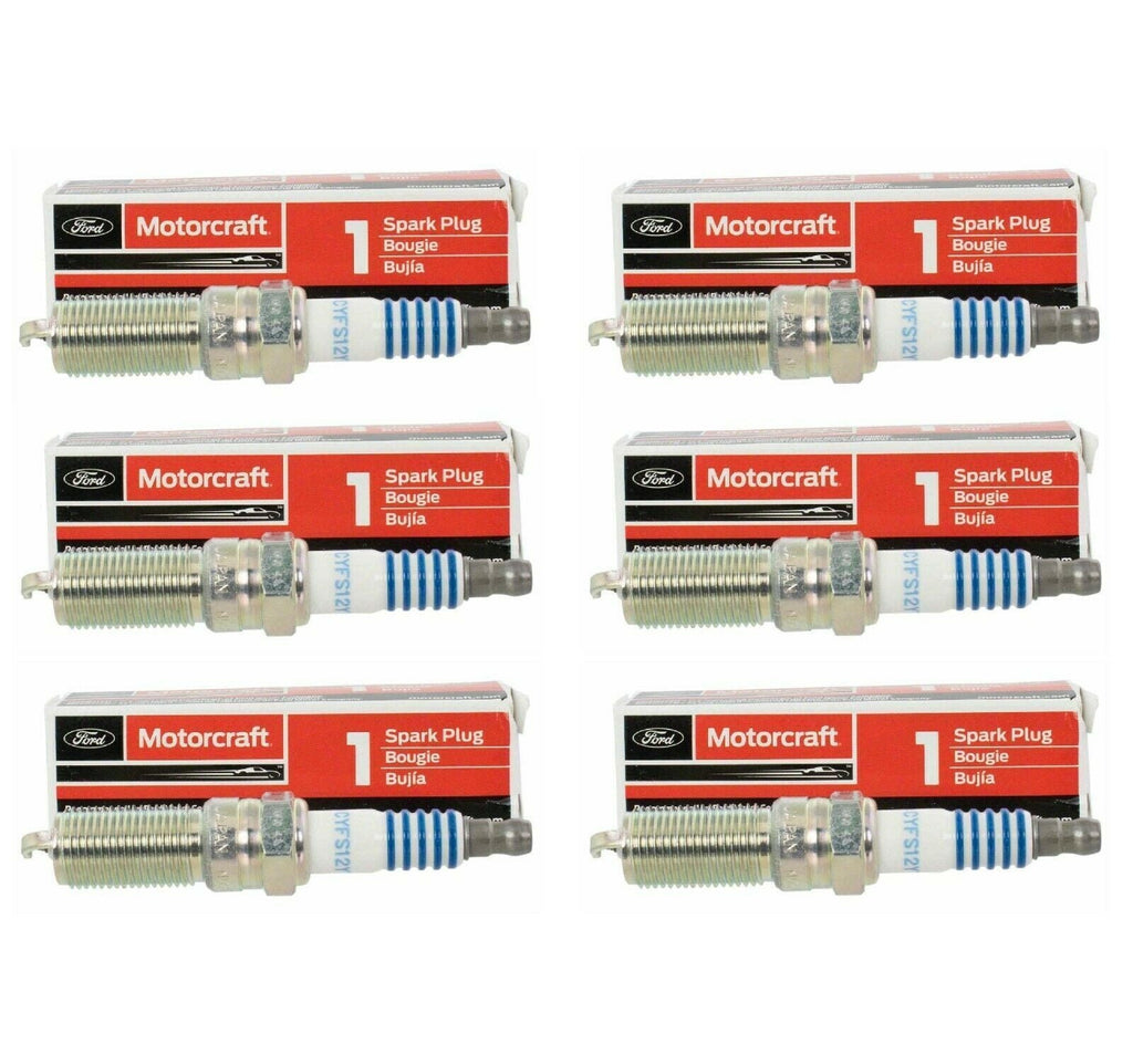 6 MOTORCRAFT Spark Plugs SP412 AGSF24N OEM for FORD Ranger Mustang Explorer V6