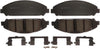 Gold 17D1791CH Ceramic Front Disc Brake Pad Set