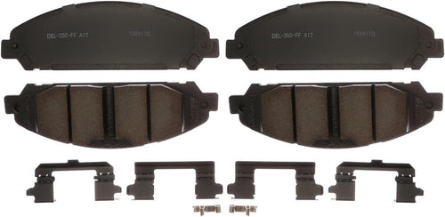 Gold 17D1791CH Ceramic Front Disc Brake Pad Set