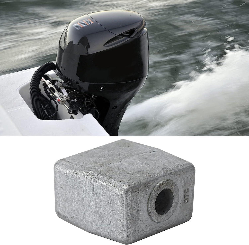 Anode Block, Aluminium Alloy 393023, 435745, 436745 Replacement for Outboard Engine 60 to 300