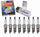 8 Pc DENSO Platinum TT Spark Plugs Compatible with Chevrolet Silverado 2500 HD 6.0L 8.1L V8 2001-2016