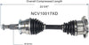 NCV10017XD XD Series CV Axle Shaft Assembly for Extreme Weather Environments - Left or Right Front (Driver or Passenger Side), Gray