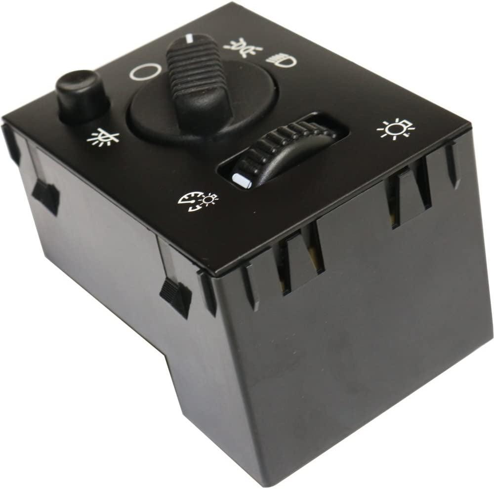 Evan-Fischer Dimmer Switch Compatible with Chevrolet Silverado 03-07 Also Controls Headlight and Dome Light