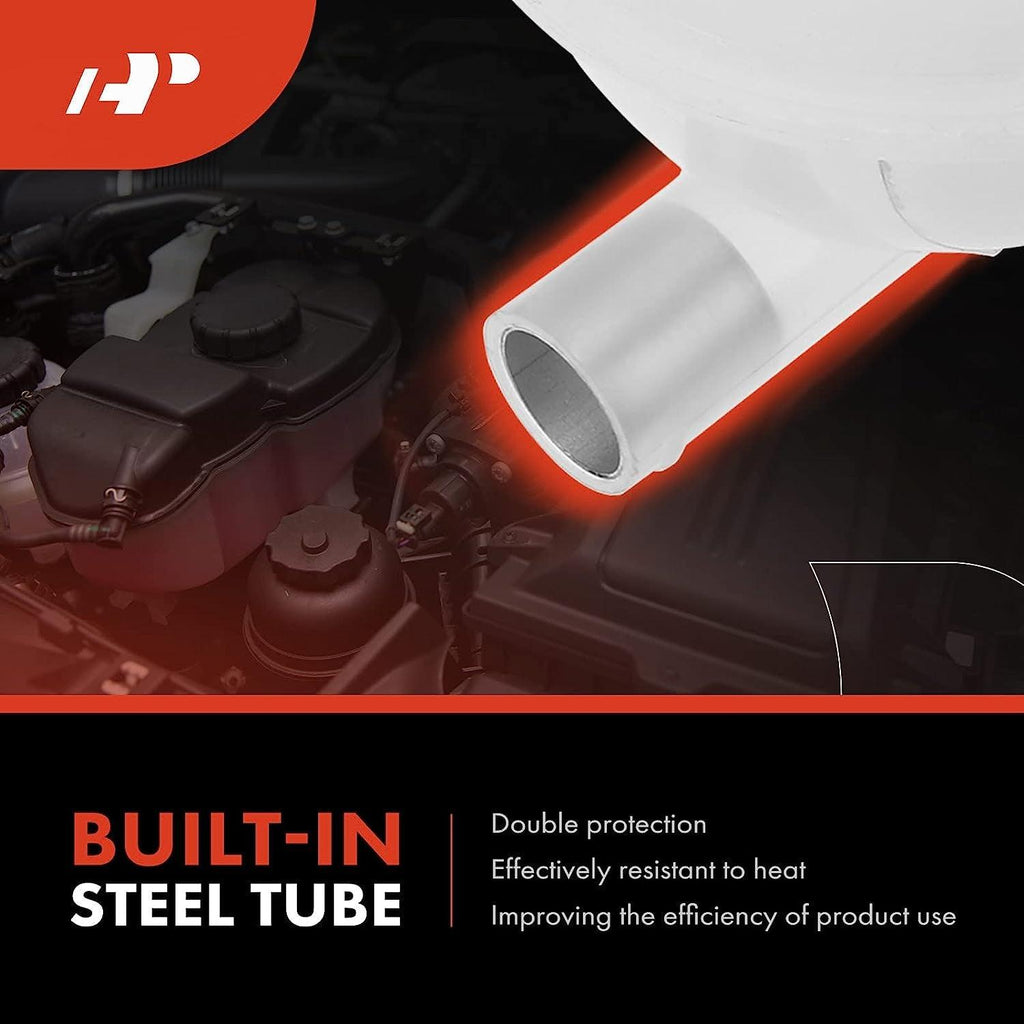 A-Premium Engine Coolant Overflow Recovery Reservoir Tank [W/Cap] Compatible with BMW 325 1986-1987, 325E 1984-1987, 325Es 1986-1987, 325I 1987, 325Is 1987, 528E 1982-1988, Replace # 17111707540