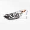 TYC Headlight Assembly for 11-13 Elantra 20-12552-00-9