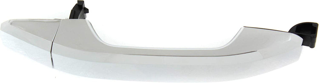 Front and Rear Exterior Door Handle Set of 4 Compatible with 2014-2018 Chevrolet Silverado 1500 and GMC Sierra 1500 Chrome Driver and Passenger Side