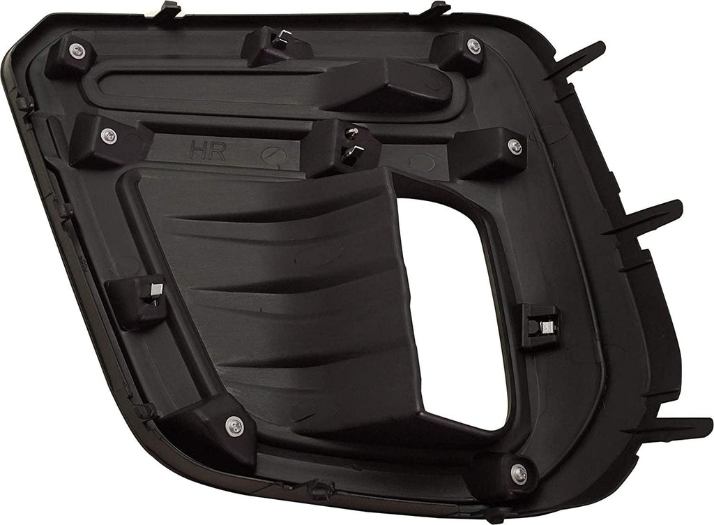 Front Fog Lamp Molding Compatible with 2019-2020 Subaru Forester Passenger Side Black with Chrome Trim Premier/Touring Models