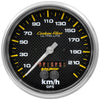 5 in. GPS SPEEDOMETER 0-225 KM/H CARBON FIBER - greatparts