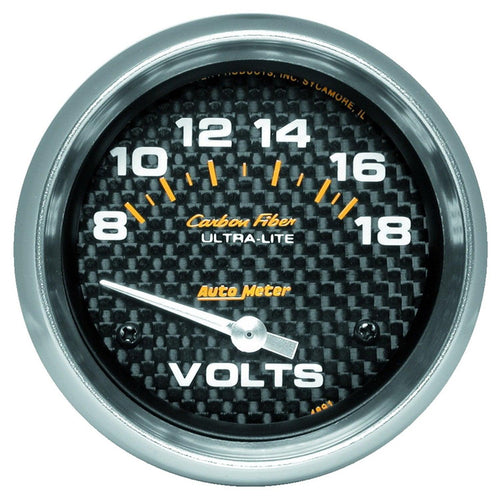 2-5/8 in. VOLTMETER 8-18V CARBON FIBER - greatparts