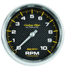 5 in. IN-DASH TACHOMETER 0-10000 RPM CARBON FIBER - greatparts
