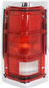 Tail Light for DODGE FULL SIZE P/U 88-93 LH Lens and Housing W/Chrome Trim