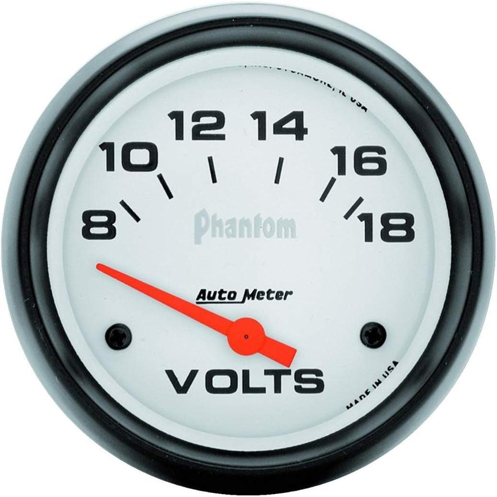 5891 2-5/8" VOLTMETER, 8-18V, SSE, PHANTOM
