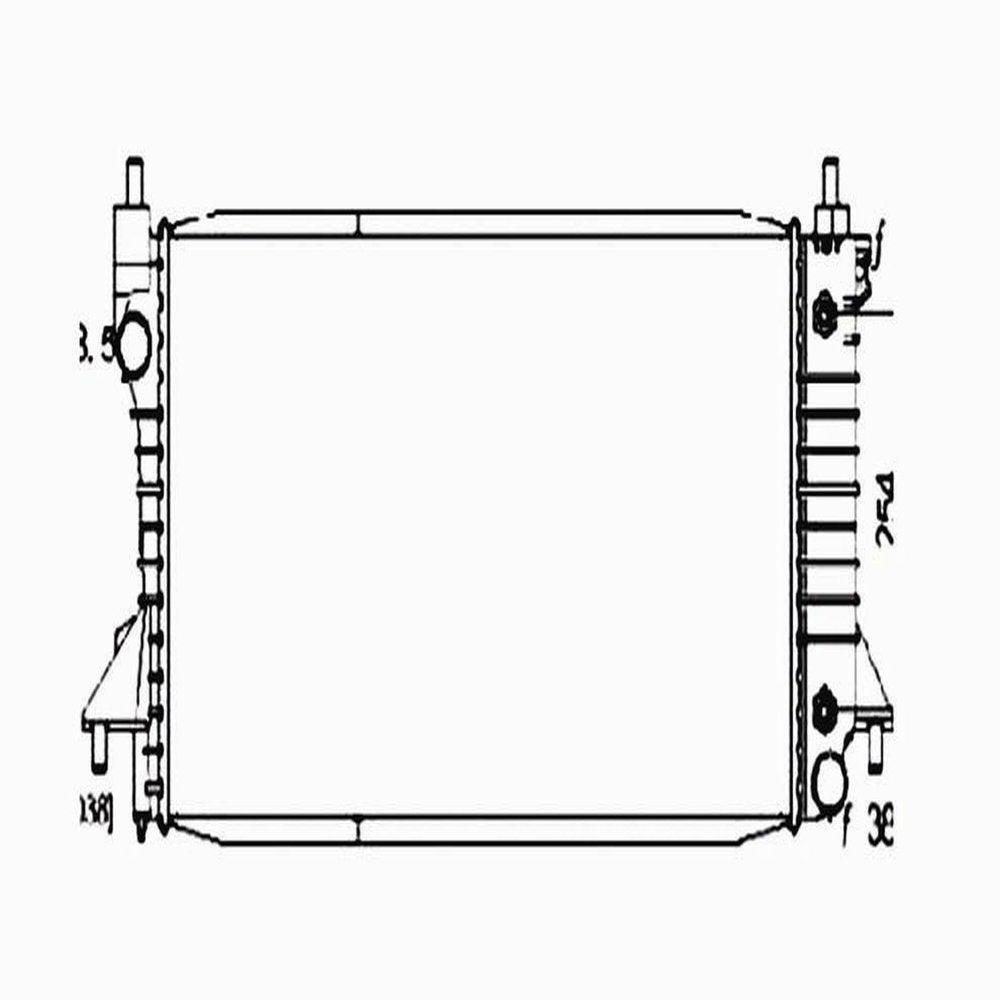 Radiator Fits 2000 Ford Taurus