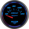 6137-M Cobalt 2-1/16" 40-120 Degree C Short Sweep Electric Water Temperature Gauge