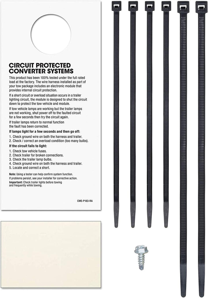 56078 Vehicle-Side Custom 4-Pin Trailer Wiring Harness, Fits Select Hyundai Santa Fe, Kia Forte, Black