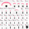 Makeup Brushes,  32Pcs Professional Soft Synthetic Kabuki Cosmetic Eyebrow Shadow Makeup Brush Set Kit