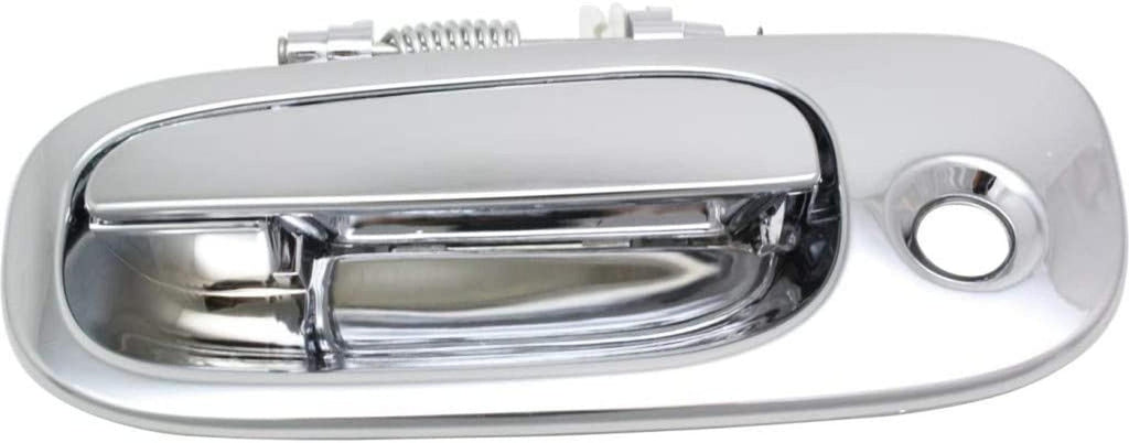 for Dodge Charger Exterior Door Handle Front, Driver Side Chrome (2006-2010) | with Key Hole| Trim:All Submodels