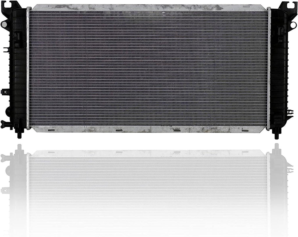 Radiator -  Compatible/Replacement for 13398 14-16 Chevrolet Silverado 1500 14-16 Sierra 1500 5.3/6.2L Automatic Transmission with Tow Package - Plastic Tank Aluminum Core, 1-Row