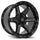 20" 4PLAY GEN3 Wheel fits Ram-Dodge-Jeep-GM-Ford - 4P63 Brushed Black 20x10 - greatparts