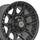 17x9 4PLAY Wheel for GMC-Ford-Chevy 4PS50 Satin Black Rim - greatparts