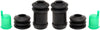 Professional 18K1418 Rear Disc Brake Caliper Rubber Bushing Kit with Boots, Seals, and Caps