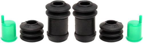 Professional 18K1418 Rear Disc Brake Caliper Rubber Bushing Kit with Boots, Seals, and Caps