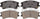 ADVICS AD0957 Disc Brake Pad Set