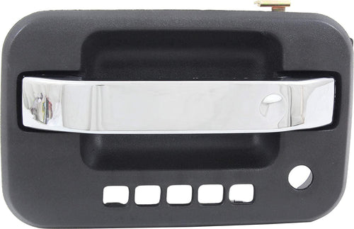 Exterior Door Handle Compatible with 2006-2008 Lincoln Mark LT, Fits 2004-2014 Ford F-150 Front, Driver Side