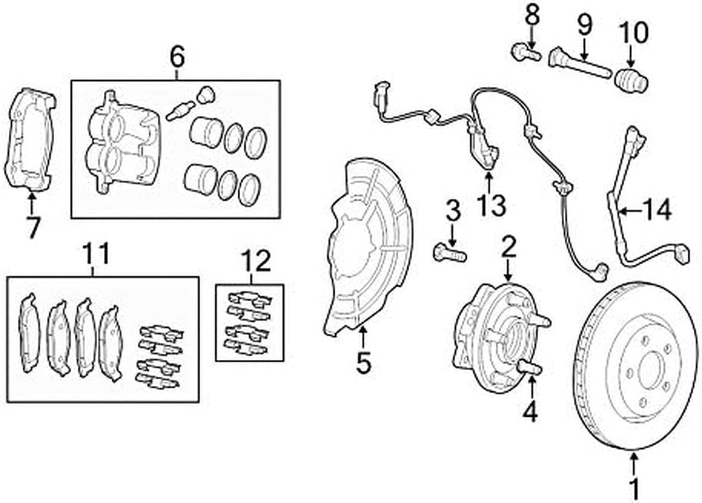 5602 9447AF, ABS Wheel Speed Sensor