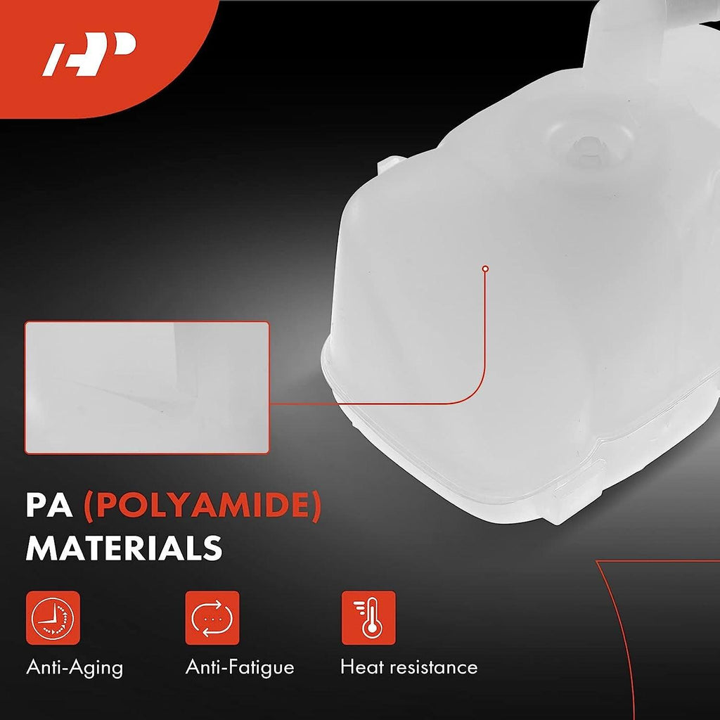 A-Premium Engine Coolant Overflow Recovery Reservoir Tank [With Cap] Compatible with Volvo XC90 2003-2014, [2.9L 3.2L 4.4L], Replace# 30760100, 86834553