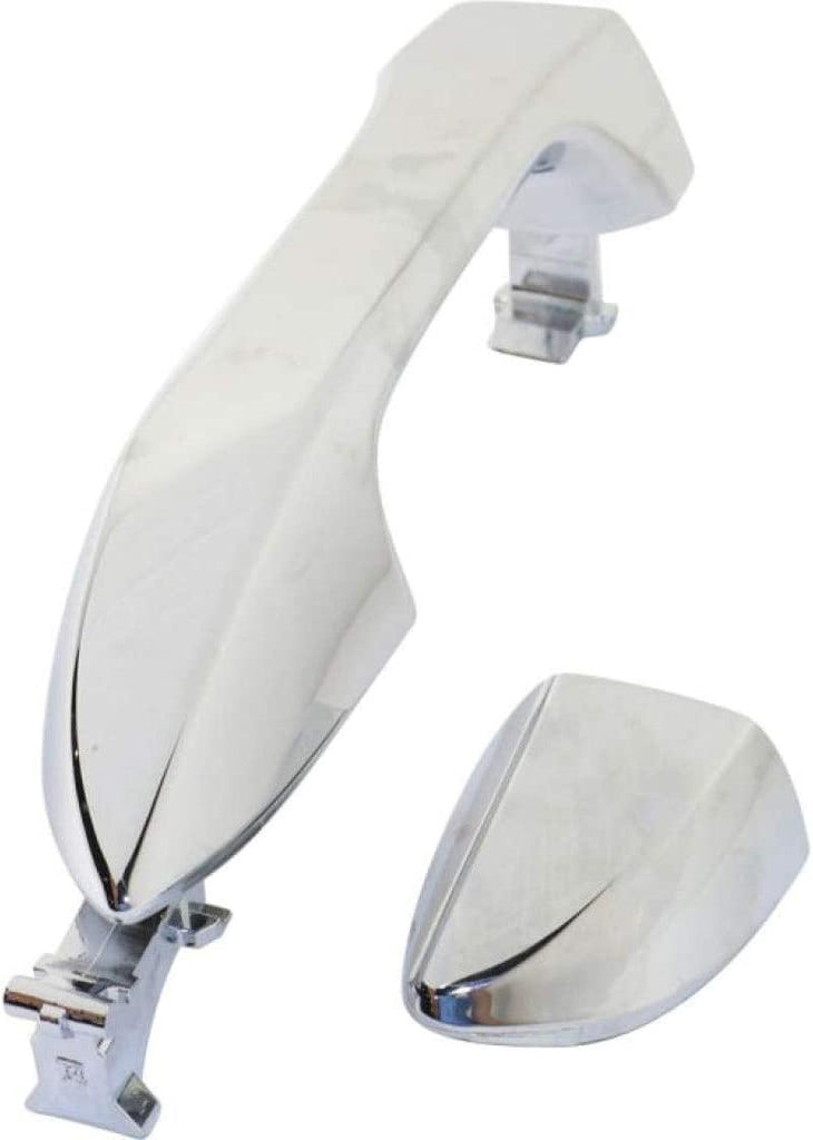 for Toyota Corolla Exterior Door Handle Front, Passenger Side Chrome (2014-2019) | with Key Hole| Trim: All Submodels