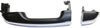 for Lexus GX460 Exterior Door Handle Front, Passenger Side Primed (2010-2018) | Trim:All Submodels