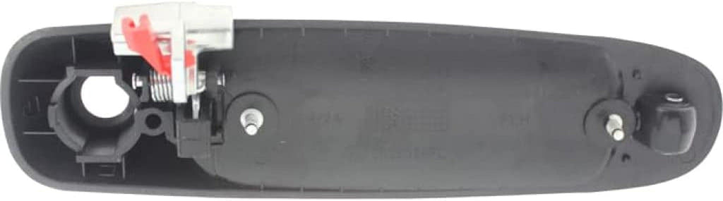for Dodge Ram 1500 Exterior Door Handle 2002-2008 Driver Side Front, Smooth Black | with Key Hole | Trim: All Submodels