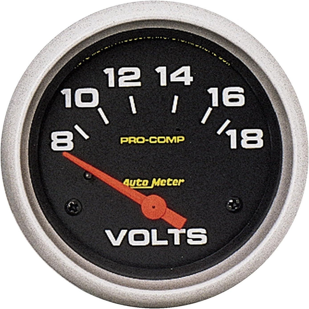 5492 Pro-Comp Electric Voltmeter Gauge, Regular, 2.625 In.