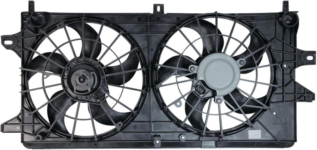 621360 Cooling Fan Assembly Compatible with 2004-2005 Chevrolet Impala , Black