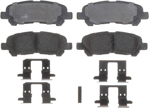 Gold 17D1325CH Ceramic Rear Disc Brake Pad Set