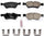 (Z23-1124) Z23 Evolution Sport Brake Pads, Rear, Black
