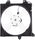 610510 Mitsubishi Lancer Replacement Condenser Cooling Fan Assembly