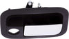Dorman 760-5403 Front Driver Side Exterior Door Handle Compatible with Select Kenworth / Peterbilt Models, Chrome Lever and Black Housing
