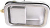 Compatible with Jeep Wrangler YJ Exterior Door Handle 1987-1995 Driver Side | Front | Chrome | Trim: All Submodels | CH1311167 | J5758172-PFM