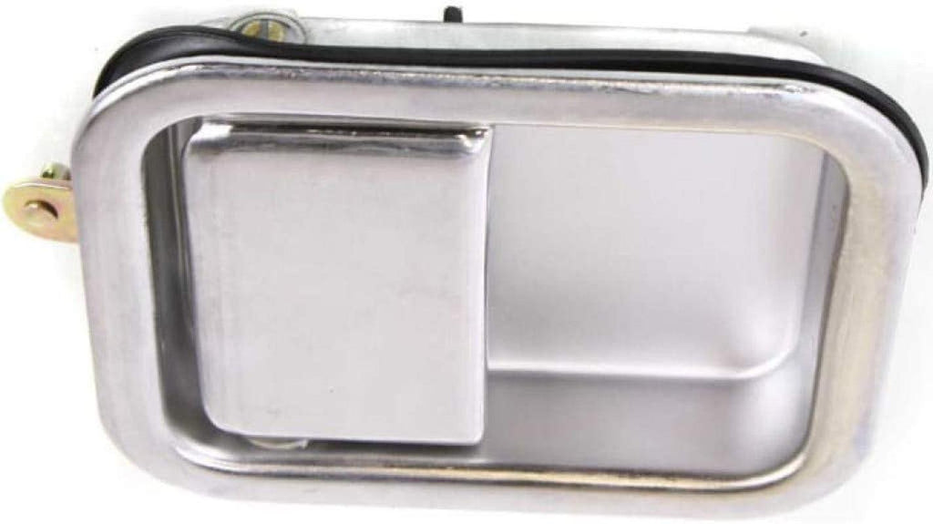 Compatible with Jeep Wrangler YJ Exterior Door Handle 1987-1995 Driver Side | Front | Chrome | Trim: All Submodels | CH1311167 | J5758172-PFM