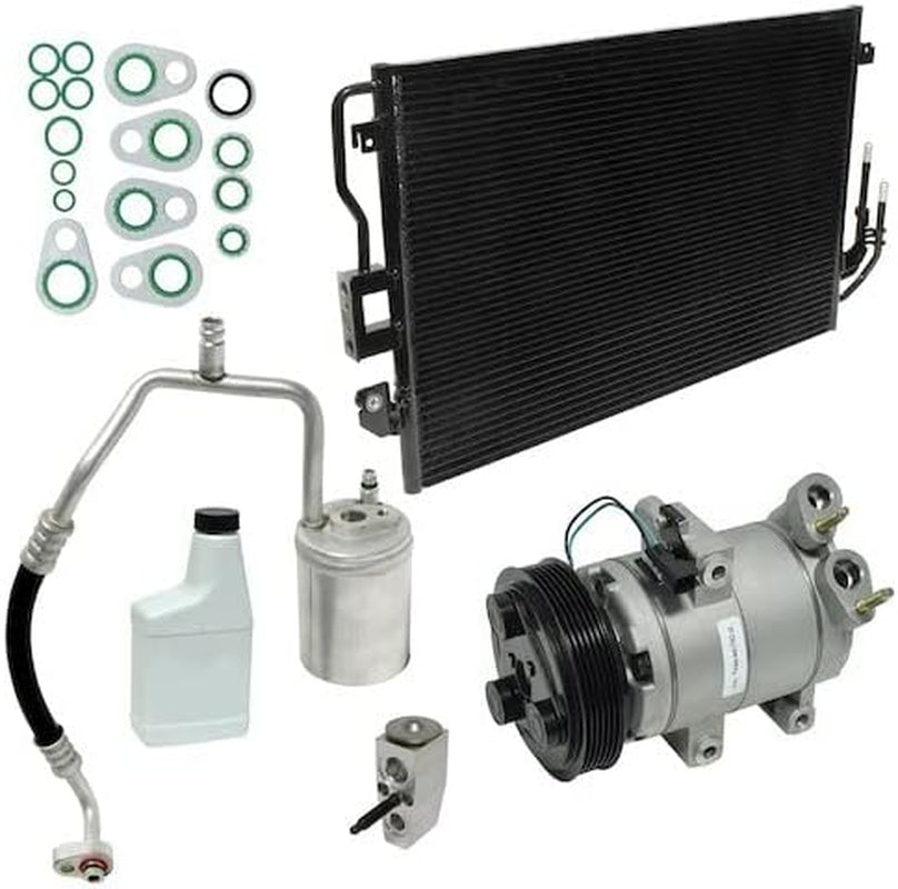 A/C Compressor Kit with Condenser - Compatible with 2009-2012 Ford Escape 3.0L V6 99G VIN G