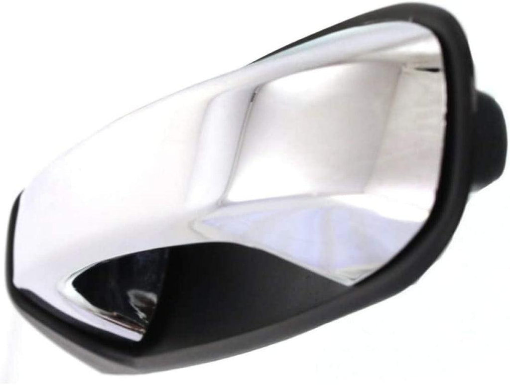 Compatible with Chrysler Aspen Exterior Door Handle 2007 2008 2009 Passenger Side | Rear Smooth Black Bezel W/Chrome Lever | Trim: All Submodels | CH1521118 | 1EH601XRAA