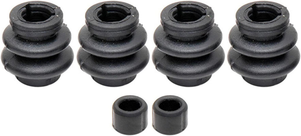 Professional 18K1173 Front Disc Brake Caliper Rubber Bushing Kit with Seals