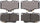 ADVICS AD0799 Ultra-Premium Front Disc Brake Pad Set