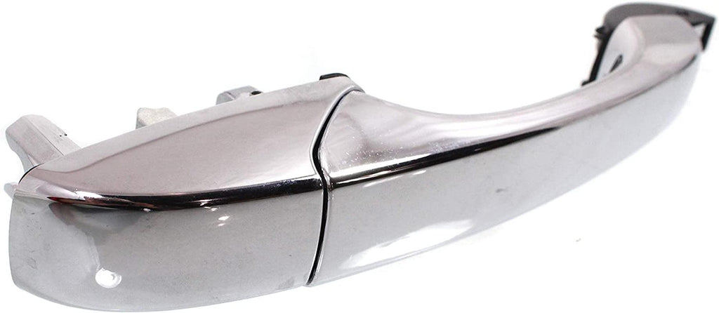 Rear Exterior Door Handle Set of 2 Compatible with 2008-2016 Chrysler Town & Country, Fits 2008-2019 Dodge Grand Caravan Chrome Side Sliding Door Driver and Passenger Side