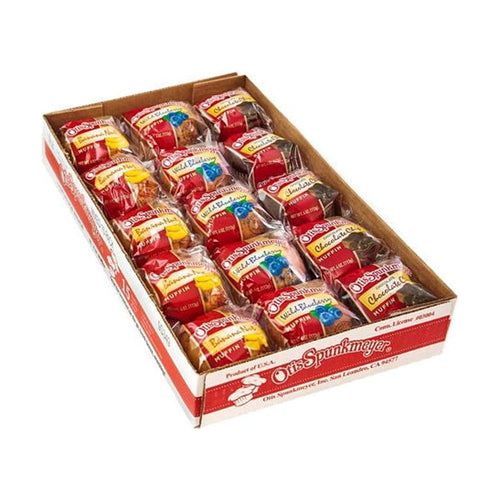 Otis Spunkmeyer Muffins Variety Pack, Assorted Flavors, 4 Ounce Pack, 15 Packs/Box