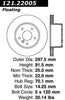 Centric Front Disc Brake Rotor for 1999-2004 Discovery (121.22005)