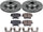 KOE5486 Autospecialty Rear Replacement Brake Kit-Oe Brake Rotors & Ceramic Brake Pads